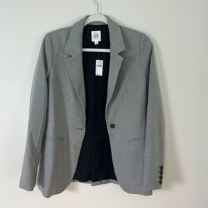 Gap women’s blazer Sz 4 NWT grey,  lined, single button style